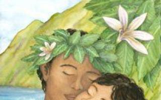 Гавайская легенда о наупаке, цветке прибоя Как соединить гавайские цветы крючком
